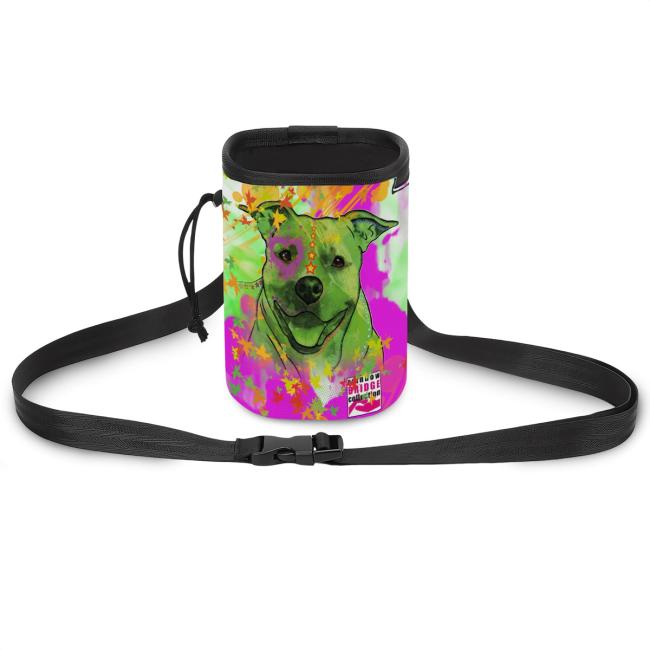 NomNom Bag Angel - Leckerchenbeutel, Leckerli, Futterbeutel, bunt, Oxfordstoff, AmStaff, Staffordshire, Pit, Pitbull, SOKA, Listenhund