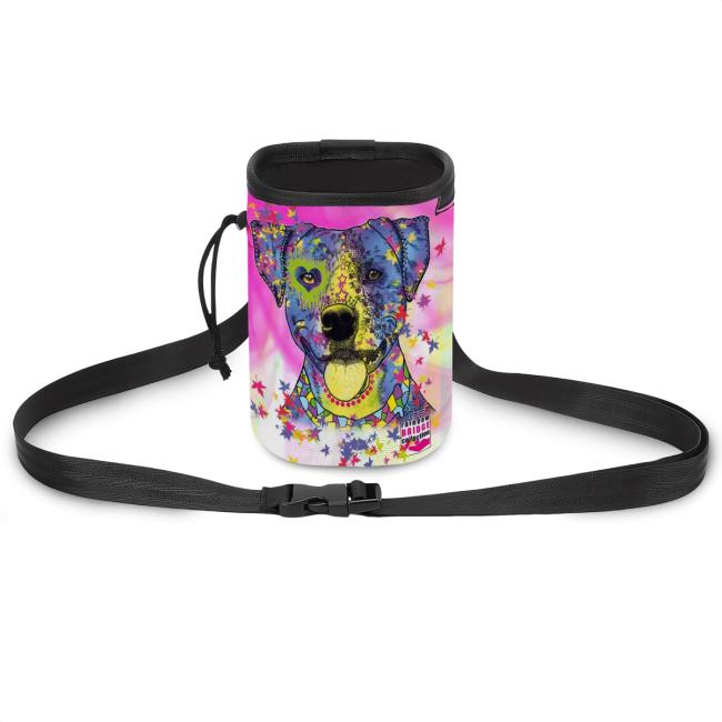 NomNom Bag Tayra - Leckerchenbeutel, Leckerli, Futterbeutel, bunt, Oxfordstoff, AmStaff, Staffordshire, Pit, Pitbull, SOKA, Listenhund