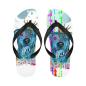 Preview: Flip Flops Hundemotiv Alec - Strandsandalen, Sandalen, bunt, Grösse 38-45, Unisex, Mischling, Mix, Deutscher Schäferhund