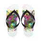 Preview: Flip Flops Hundemotiv Bootsmann - Strandsandalen, Sandalen, bunt, Grösse 38-45, Unisex, Mischling, Mix, Deutscher Schäferhund