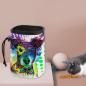 Preview: NomNom Bag Chiquito - Leckerchenbeutel, Leckerli, Futterbeutel, bunt, Oxfordstoff, Mix, Mischling, Ratonero Bodeguero Andaluz
