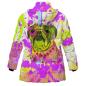 Preview: Warme Winterjacke mit Hundemotiv Cindy – Popart Hundemotiv, 96% Polyester, 4% Spandex Unisex CD, bunt, Größe S-6XL, Mischling, Mix, Englische Bulldogge, Bully