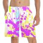 Preview: Badehose mit Hundemotiv Cindy - Badehose, Shorts, Strand, bunt, Swimwear, Bademode, Mix, Mischling, Englische Bulldogge, Bully