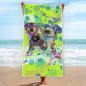 Preview: Badehandtuch Dio – Popart-Hundemotiv, 75x165 cm, 100 % Polyester, weich & schnelltrocknend