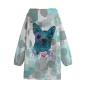 Preview: Regenjacke mit Hundemoiv Elli von Hinten