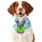 Preview: Hunde-Bandana Fido - Popart Hundedesign, 100 % Polyester, 70x30 cm, verstellbar, waschbar