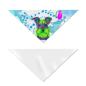 Preview: Hunde-Bandana Fido - Popart Hundedesign, 100 % Polyester, 70x30 cm, verstellbar, waschbar