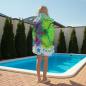 Preview: Badehandtuch Fido – Popart-Hundemotiv, 75x165 cm, 100 % Polyester, weich & schnelltrocknend