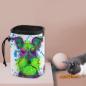 Preview: NomNom Bag Fido - Leckerchenbeutel, Leckerli, Futterbeutel, bunt, Oxfordstoff, Mix, Mischling, Zwergschnauzer, Schnauzer