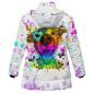 Preview: Warme Winterjacke mit Hundemotiv Hazel – Popart Hundemotiv, 96% Polyester, 4% Spandex Unisex CD, bunt, Größe S-6XL, AmStaff, Staff, Staffordshire, Pitbull
