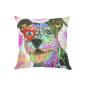 Preview: Weiches, bequemes Sofakissen, mit bunten Hundemotiven, American Staffordshire Terrier, AmStaff, Staff, Staffi, Pitbull, Piti, Pitbullterrier