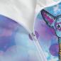 Preview: Regenjacke mit Hundemotiv Hunter Detailausschnit Reissverschluss