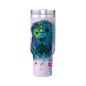 Preview: Tumbler mit Hundemotiv Itchy - Edelstahl, Becher, 1L, mit Strohhalm, bunt, Motive in Digitaler Popart, AmStaff, Staffordshire, SOKA, Listenhund
