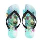 Preview: Flip Flops Hundemotiv Kalli - Strandsandalen, Sandalen, bunt, Grösse 38-45, Unisex, Mischling, Mix, Bullterrier, Bulli, SOKA, Listenhund