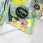 Preview: Decke Kiki -  Fleecedecke, kuschlig, weich, bunt, Motive in Digitaler Popart, 152cm x 203cm, bunt, Staff, Amstaff, Staffordshire, Soka, Listenhund, Bollerkopf, Mix