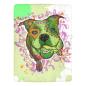 Preview: Decke Lani -  Fleecedecke, kuschlig, weich, bunt, Motive in Digitaler Popart, 152cm x 203cm, bunt, englische Bulldogge, english Bulldog, Bully