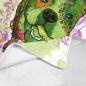 Preview: Decke Lani -  Fleecedecke, kuschlig, weich, bunt, Motive in Digitaler Popart, 152cm x 203cm, bunt, englische Bulldogge, english Bulldog, Bully