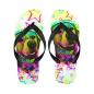 Preview: Flip Flops Hundemotiv Leo - Strandsandalen, Sandalen, bunt, Grösse 38-45, Unisex, Mischling, Mix, Labrador, Labbi