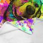 Preview: Decke Leo -  Fleecedecke, kuschlig, weich, bunt, Motive in Digitaler Popart, 152cm x 203cm, bunt, Mix, Labrador, Labbi, Mix