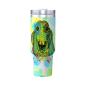 Preview: Tumbler mit Hundemotiv Paolo - Edelstahl, Becher, 1L, mit Strohhalm, bunt, Motive in Digitaler Popart, Mischling, Mix, Basset Hound