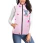 Preview: Weste mit Hundemotiv Princessa - 100 % Polyester, Wattiertes Futter, Ärmellos, bunt, Hundemotiv, Windhund, Podenco, Mischling, Mix