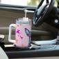 Preview: Tumbler mit Hundemotiv Princessa - Edelstahl, Becher, 1L, mit Strohhalm, bunt, Motive in Digitaler Popart, Mix, Mischling, Windhund, Podenco
