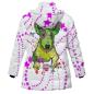 Preview: Warme Winterjacke mit Hundemotiv Roxy – Popart Hundemotiv, 96% Polyester, 4% Spandex Unisex, bunt, Größe S-6XL, Mix, Mischling, Bullterrier, Bulli, Mini Bullterrier