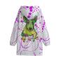 Preview: Regenjacke mit Hundemoiv Roxy von Hinten