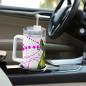 Preview: Tumbler mit Hundemotiv Roxy - Edelstahl, Becher, 1L, mit Strohhalm, bunt, Motive in Digitaler Popart, SOKA, Listenhund, Bullterrier, Bulli