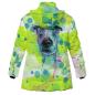 Preview: Warme Winterjacke mit Hundemotiv Sancho – Popart Hundemotiv, 96% Polyester, 4% Spandex Unisex, bunt, warm, stylisch, modern, Amstaff, Staff, Staffordshire, Pitbull, Pit, Größe S-6XL,