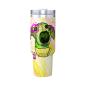 Preview: Tumbler mit Hundemotiv Sienna - Edelstahl, Becher, 1L, mit Strohhalm, bunt, Motive in Digitaler Popart, Mix, Mischling, Windhund, Podenco