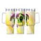 Preview: Tumbler mit Hundemotiv Sienna - Edelstahl, Becher, 1L, mit Strohhalm, bunt, Motive in Digitaler Popart, Mix, Mischling, Windhund, Podenco