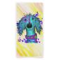 Preview: Badehandtuch Tootsi – Popart-Hundemotiv, 75x165 cm, 100 % Polyester, weich & schnelltrocknend