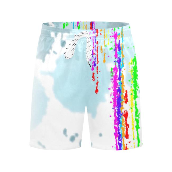 Preview: Badehose mit Hundemotiv Alec - Badehose, Shorts, Strand, bunt, Swimwear, Schäferhund, German Sheppered, Dog, Mix