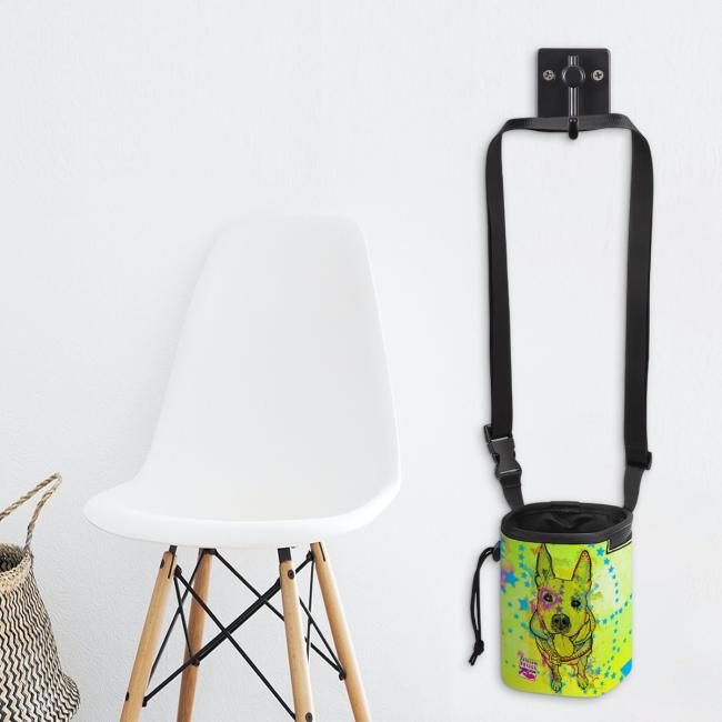 Preview: NomNom Bag Amy 3- Leckerchenbeutel, Leckerli, Futterbeutel, bunt, Oxfordstoff, AmStaff, Staffordshire, Pit, Pitbull, SOKA, Listenhund