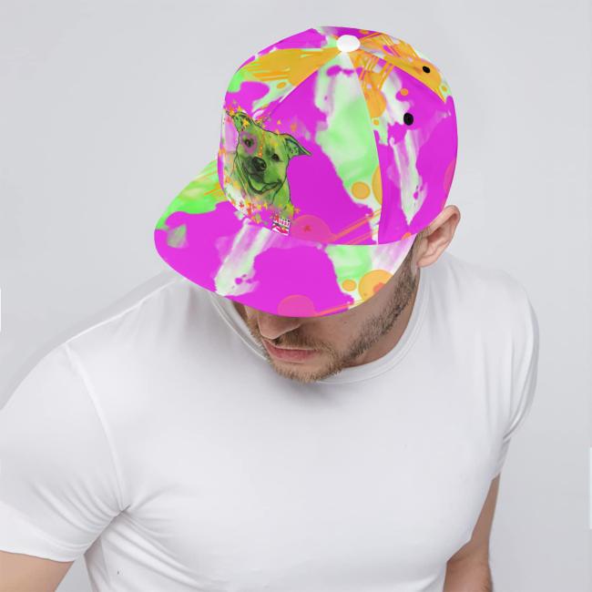 Preview: Cap Angel – Baumwoll-Polyester-Mix, verstellbar, Unisex, One Size, bunt, Mischling, Mix, AmStaff, Staff, Staffordshire, Pitbull, Pit, SOKA, Listenhund