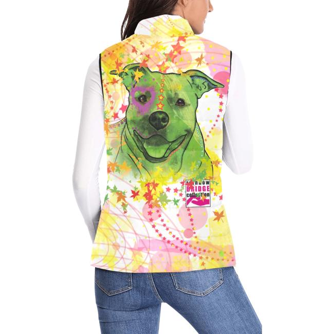 Preview: Weste mit Liebelingsmotiv von RBC - 100 % Polyester, Wattiertes Futter, Ärmellos, bunt, Hundemotiv