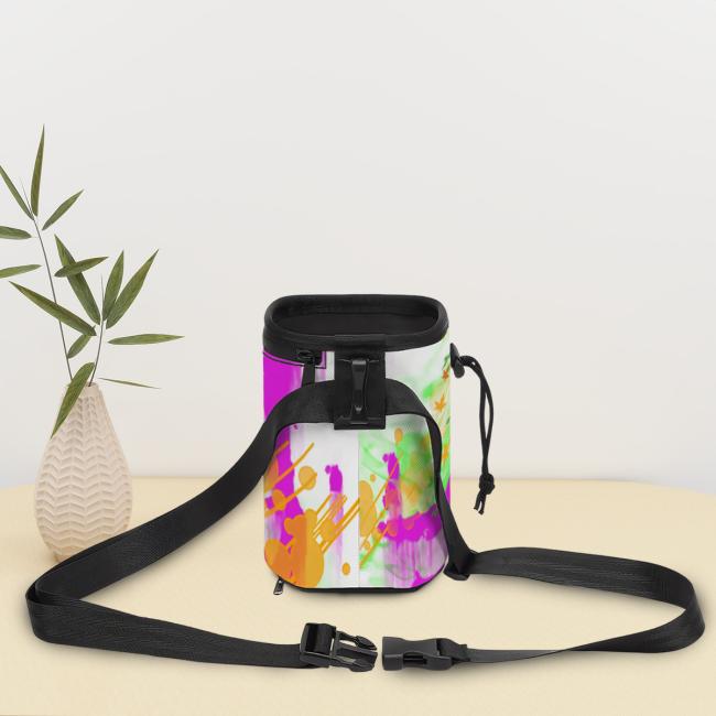 Preview: NomNom Bag Angel - Leckerchenbeutel, Leckerli, Futterbeutel, bunt, Oxfordstoff, AmStaff, Staffordshire, Pit, Pitbull, SOKA, Listenhund