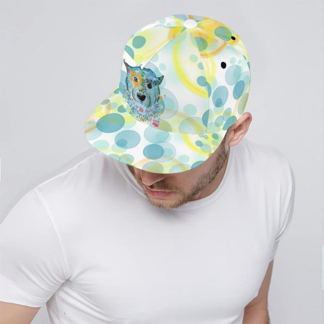 Preview: Cap Anton – Baumwoll-Polyester-Mix, verstellbar, Unisex, One Size, bunt, Mix, Mischling, West Highland Terrier