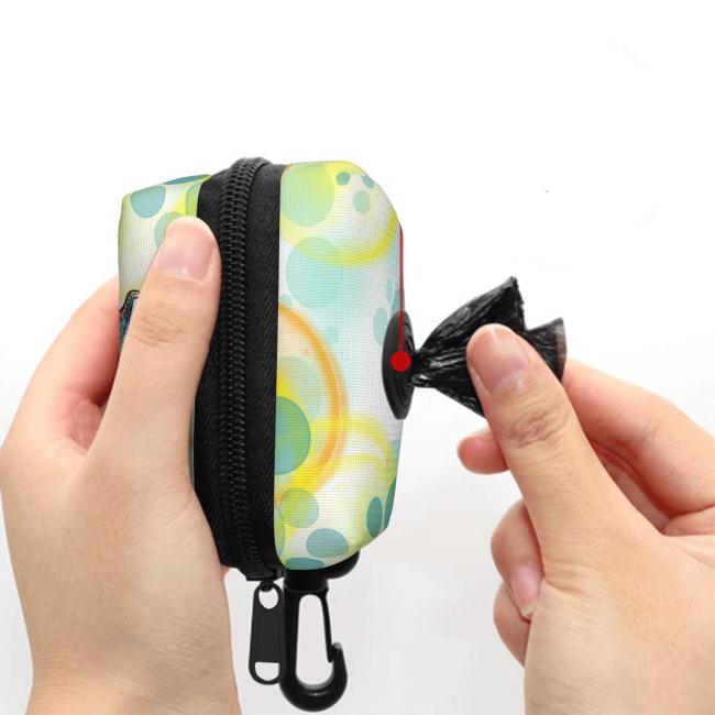 Preview: Kack & Pack mit Hundemotiv Anton - Hundekottütentasche, Hundekotbeutelhalter, bunt, Polyster, Mischling, Mix, West Highland Terrier