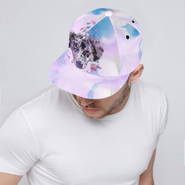 Preview: Cap Aussie – Baumwoll-Polyester-Mix, verstellbar, Unisex, One Size, bunt, Mischling, Mix, Australian Shepherd