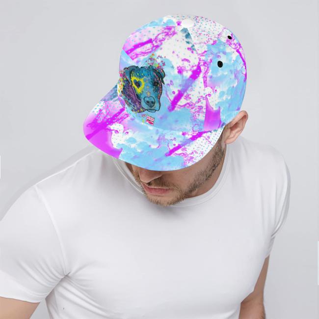 Preview: Cap Boogie – Baumwoll-Polyester-Mix, verstellbar, Unisex, One Size, bunt, Mischling, Mix, AmStaff, Staff, Staffordshire, Pitbull, Pit, SOKA, Listenhund