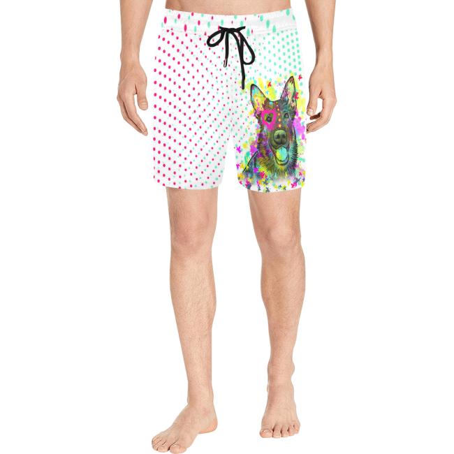 Preview: Badehose mit Lieblingsmotiv von RBC - Badehose, Shorts, Strand, bunt, Swimwear