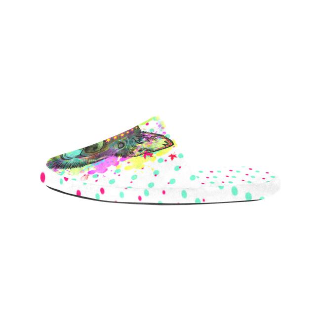 Preview: Hauspuschen Hundemotiv Bootsmann - Hausschuhe, Pantoffeln, Unisex, Grösse 35-43, bunt, Mischling, Mix, Deutscher Schäferhund