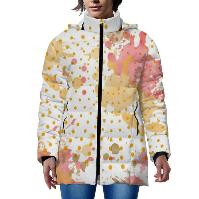 Preview: Warme Winterjacke mit Hundemotiv Bumsi – Popart Hundemotiv, 96% Polyester, 4% Spandex Unisex CD, bunt, Größe S-6XL, AmStaff, Staff, Staffordshire, Pitbull