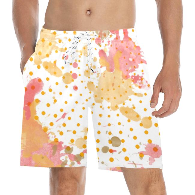 Preview: Badehose mit Hundemotiv Bumsi - Badehose, Shorts, Strand, bunt, Swimwear, Bademode, Staffordshire, AmStaff, Staff, Pitbull, Pit, SOKA, Listenhund