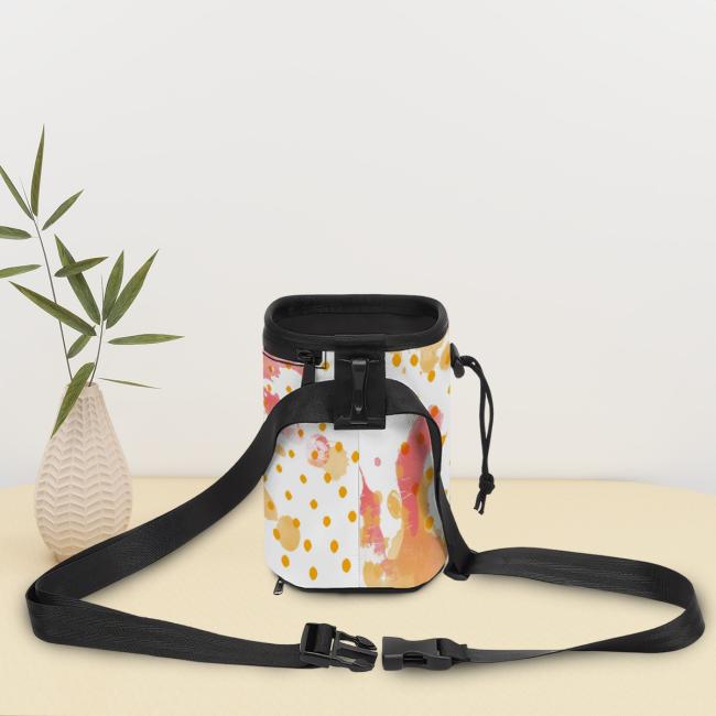 Preview: NomNom Bag Bumsi - Leckerchenbeutel, Leckerli, Futterbeutel, bunt, Oxfordstoff, AmStaff, Staffordshire, Pit, Pitbull, SOKA, Listenhund