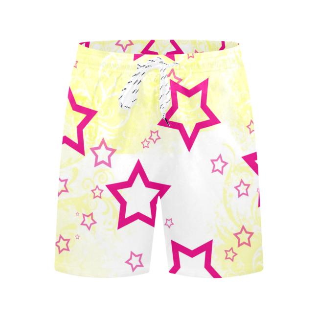 Preview: Badehose mit Hundemotiv Bärbel - Badehose, Shorts, Strand, bunt, Swimwear, Bademode, Bullterrier, Bulli, Mix, Mischling