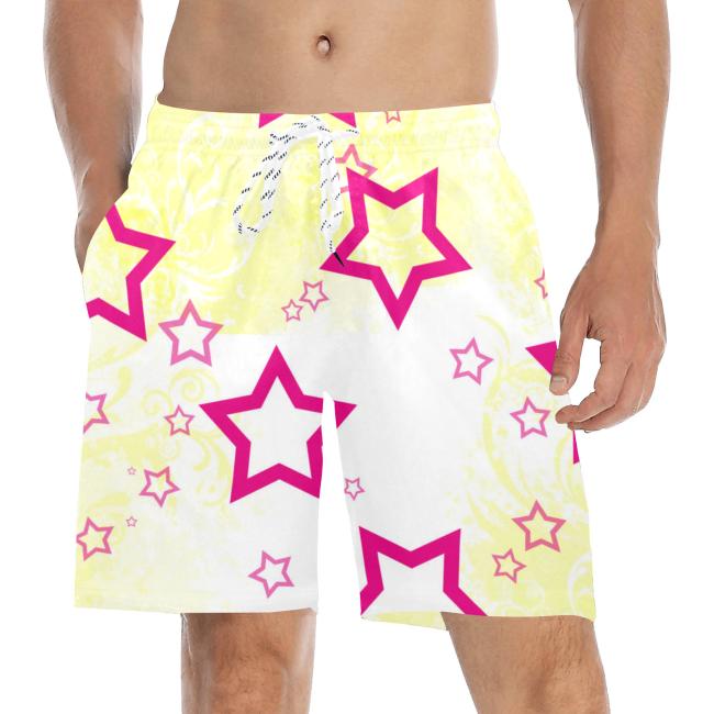 Preview: Badehose mit Hundemotiv Bärbel - Badehose, Shorts, Strand, bunt, Swimwear, Bademode, Bullterrier, Bulli, Mix, Mischling