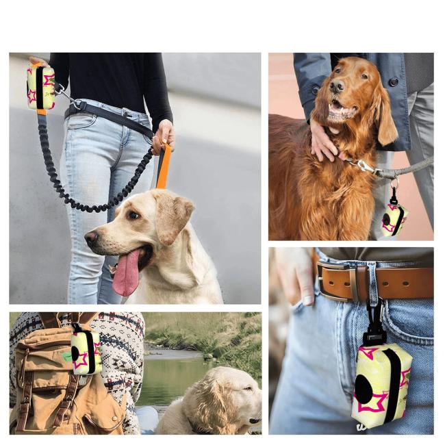 Kack & Pack mit Hundemotiv Bärbel - Hundekottütentasche, Hundekotbeutelhalter, bunt, Polyster, Bullterrier, Bulli, SOKA, Listenhund, Mischling, Mix